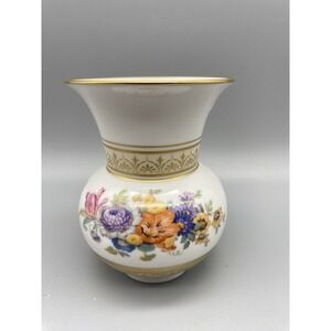 Vintage West Germany Kaiser Sanssouci‎ #85 Porcelain Small Vase Floral